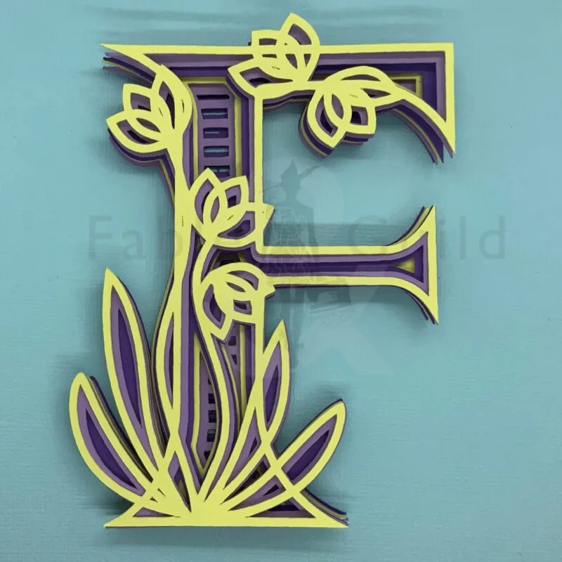 Tulip Letter F