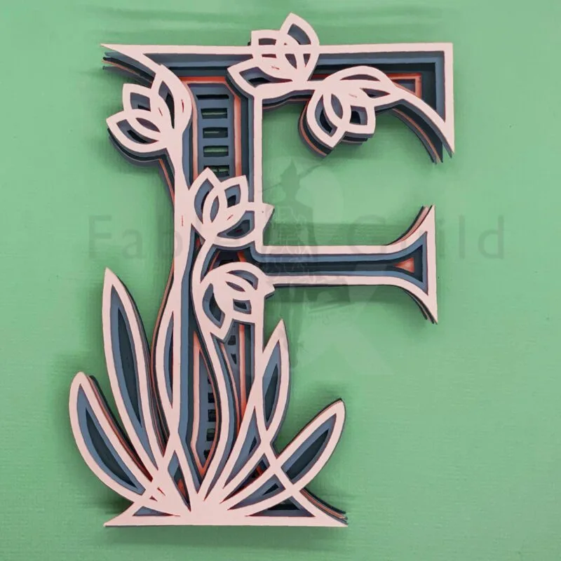 Tulip Letter F