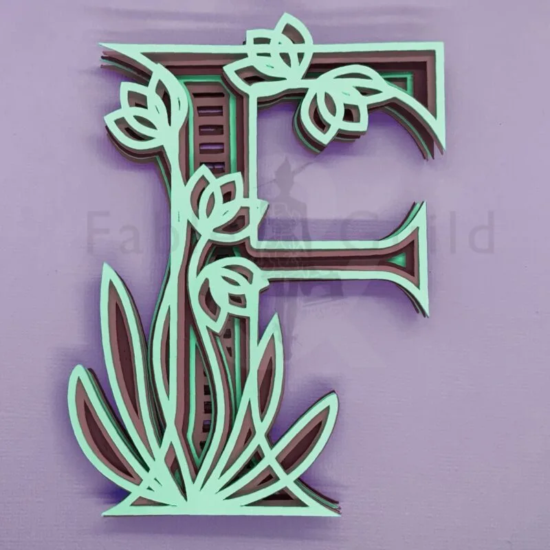 Tulip Letter F