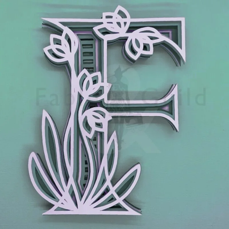 Tulip Letter F