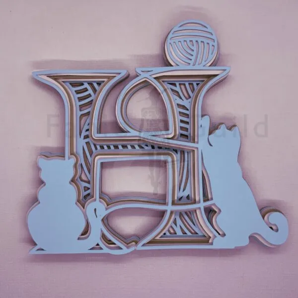 Kitten Jo Letter H