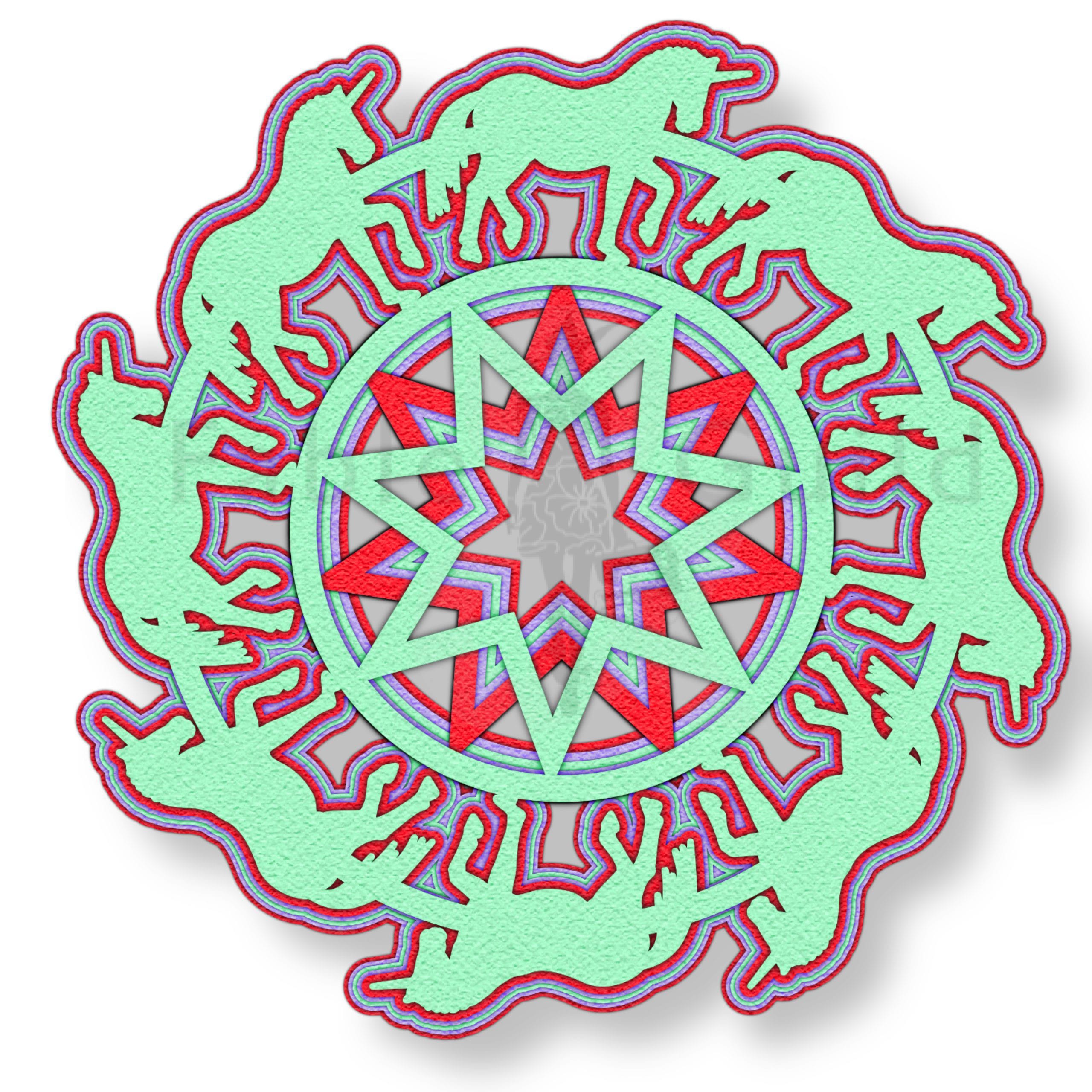 Free Free 116 Layered Unicorn Mandala Svg SVG PNG EPS DXF File