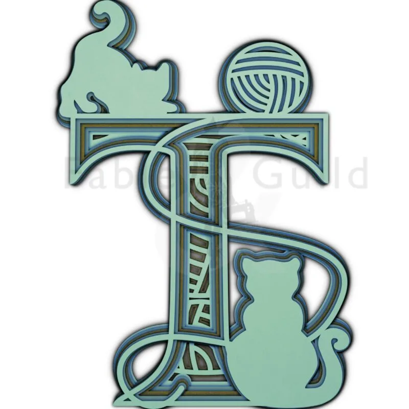 Kitten Jo Letter T