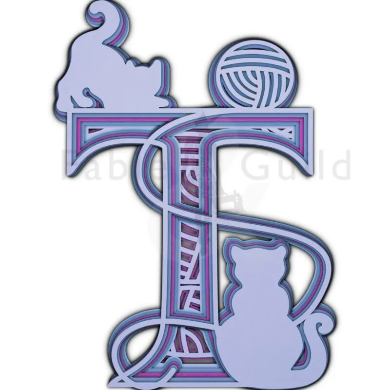 Kitten Jo Letter T