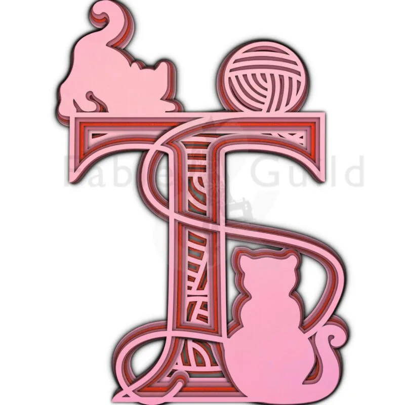 Kitten Jo Letter T