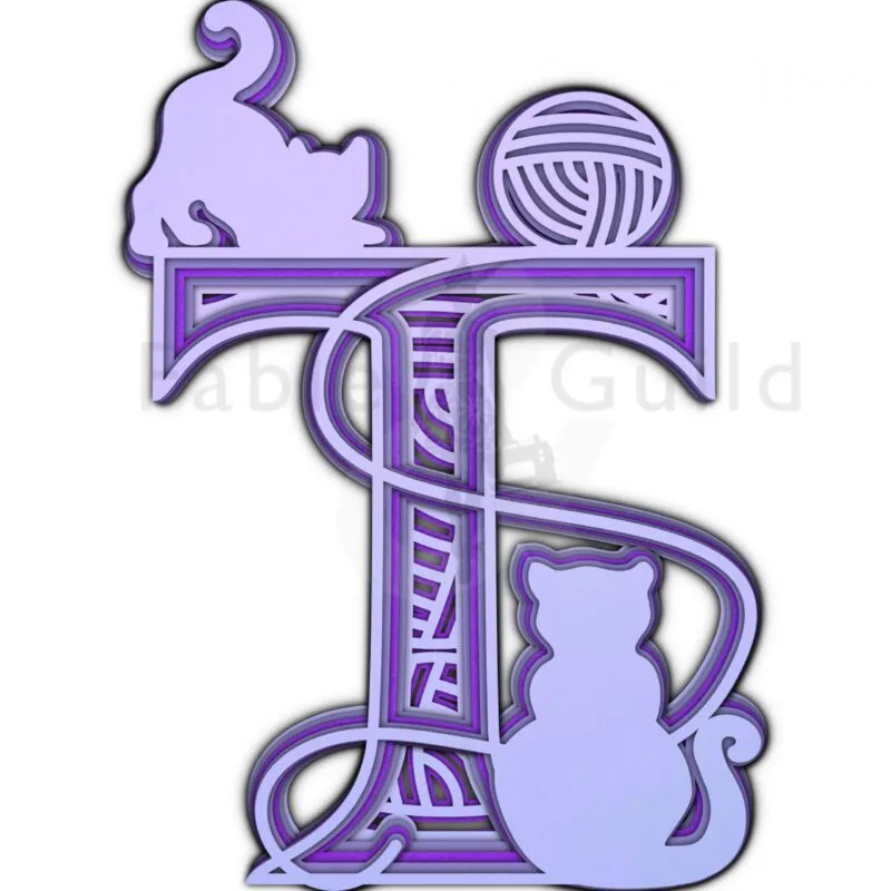 Kitten Jo Letter T