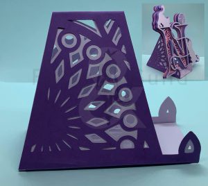 Mandala Art Card Stand