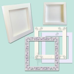 3D Wild Rose SVG Shadow Box Picture Frame