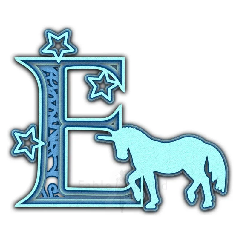 Star the Unicorn - Letter E