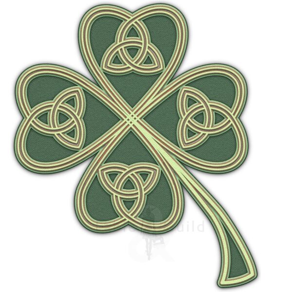 Celtic Knot- Lucky Shamrock Cut File