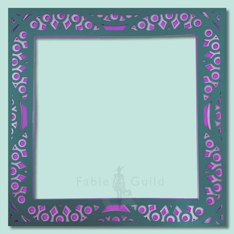 Mandala Decorative Frame Plate