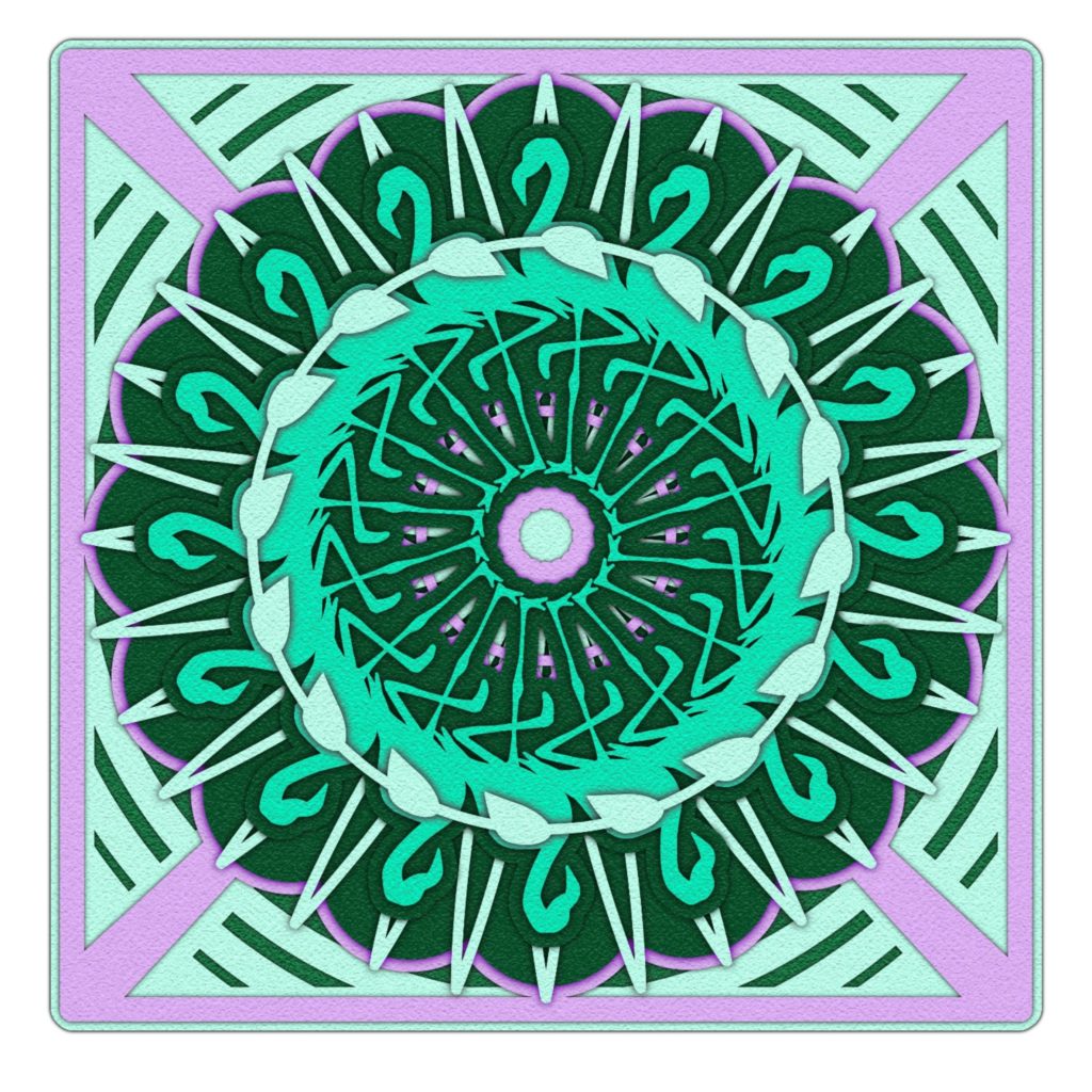 Download Layered Flamingo Mandala Svg Free Design - Layered SVG Cut File