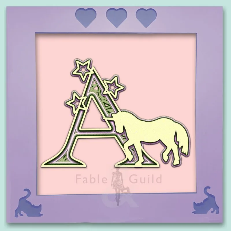 Star the Unicorn - Letter A