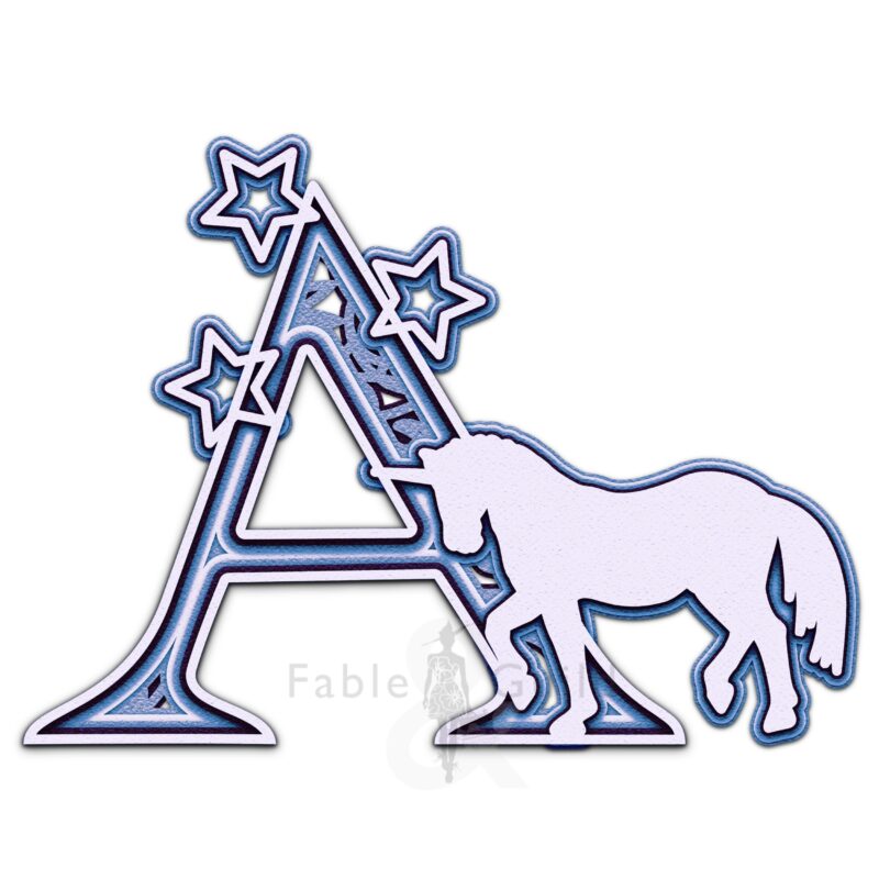 Star the Unicorn - Letter A
