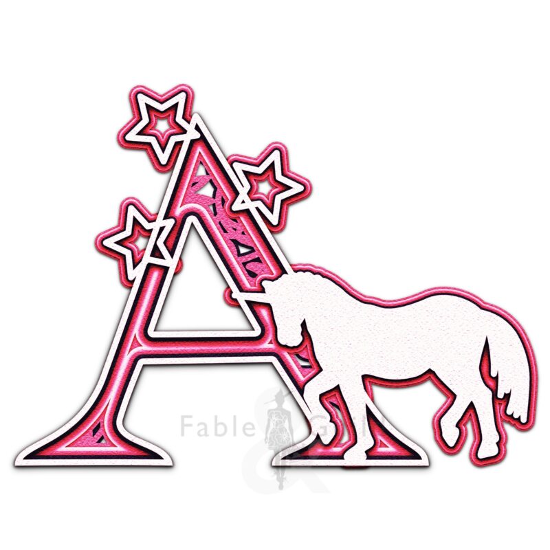 Star the Unicorn - Letter A