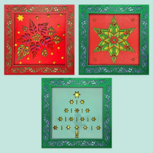 Christmas Shadow Box Frame - Holiday Collective