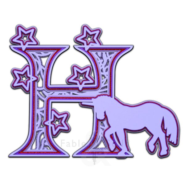 Star the Unicorn - Letter H