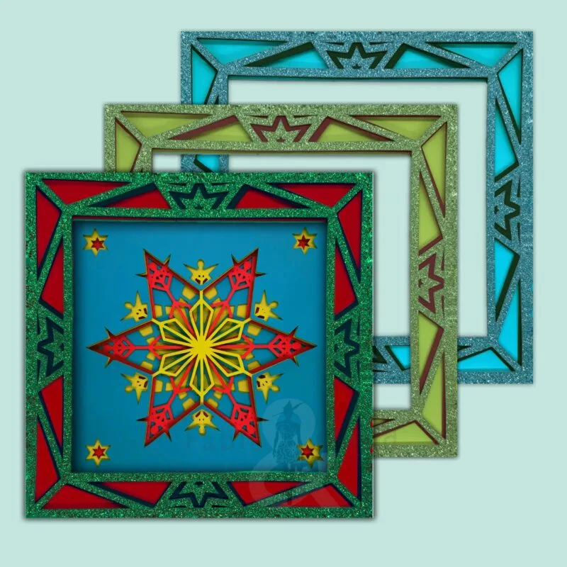3D Starlight Shadow Box Frame