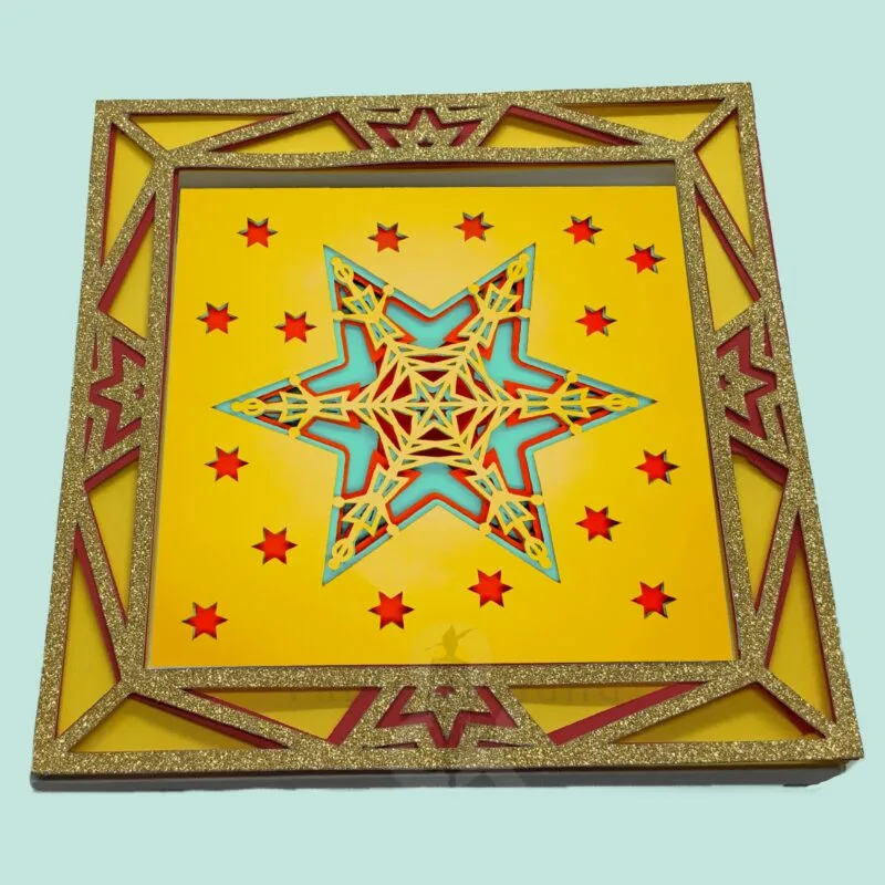 3D Starlight Shadow Box Frame
