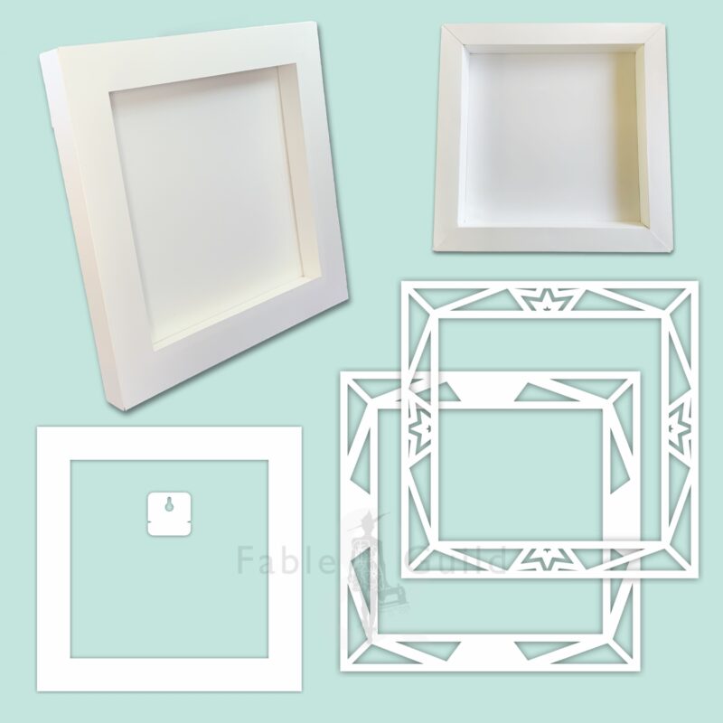 3D Starlight SVG Shadow Box Picture Frame