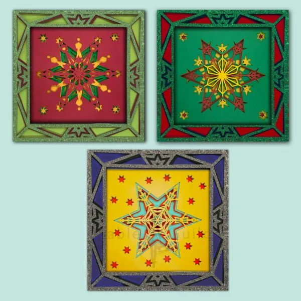Christmas Picture Frame SVG - Starlight Collective