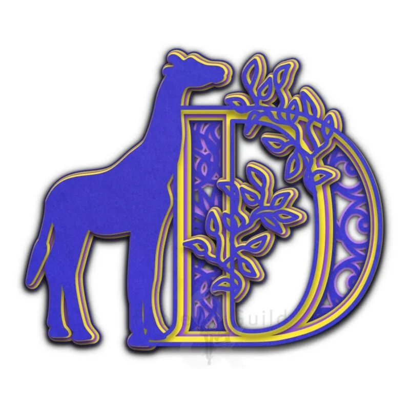 Gille The Giraffe - Letter D