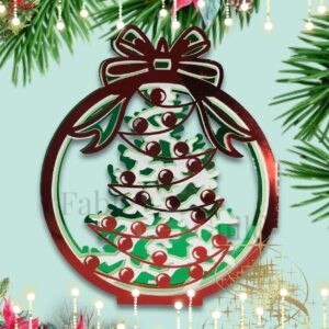 SVG Christmas Card Decoration