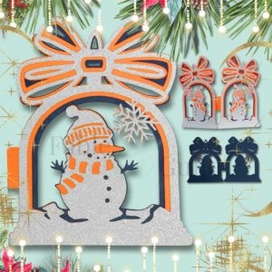 Download 4 New Stunning Festive Christmas Cards Svg File Fable Guild