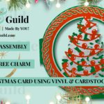 Watch how to assemble your  Christmas Tree Charm SVG Cut File Christmas Card on YouTube.