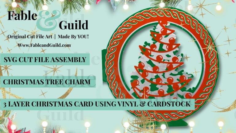 Download Festive 3d Christmas Tree Svg Card Making Fable Guild