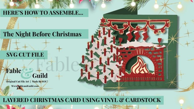 Download Festive 3d Svg Cut File Christmas Card Making Fable Guild
