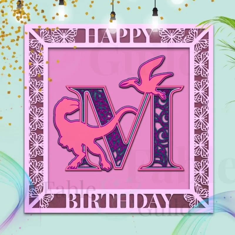 Dylan the Dinosaur Alphabet Cut File Letter M