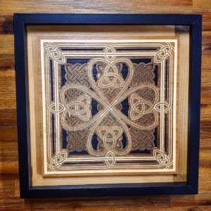 Celtic Knot - Lucky Clover a CNC laser cut file example