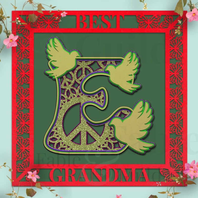 Doves of Peace Letter Cricut E