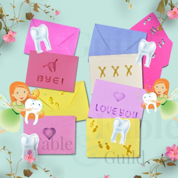 Tooth Fairy Envelope cut file Template
