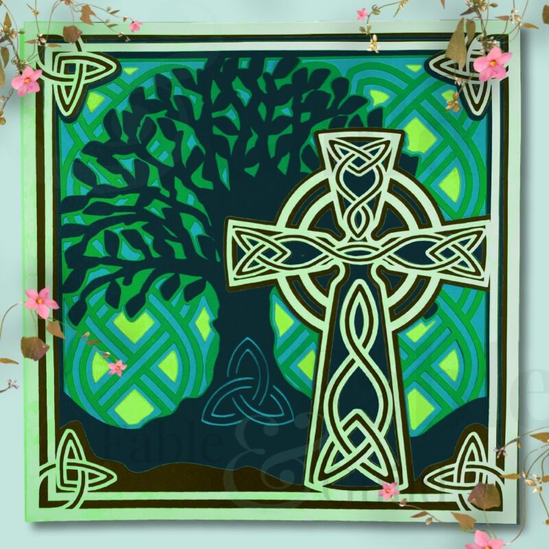 Celtic Cross Tree of Life Cut File