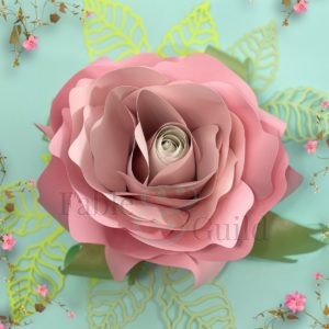 Luxurious Rosa - A 12" Giant Paper Rose