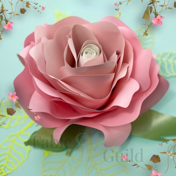 Luxurious Rosa - A 12" Giant Paper Rose