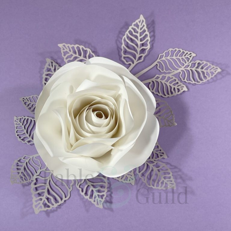 Rose Paper Flower Cut File