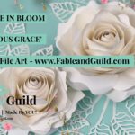 Making your “Luxurious Grace – A Paper Rose in Bloom” flower cut file