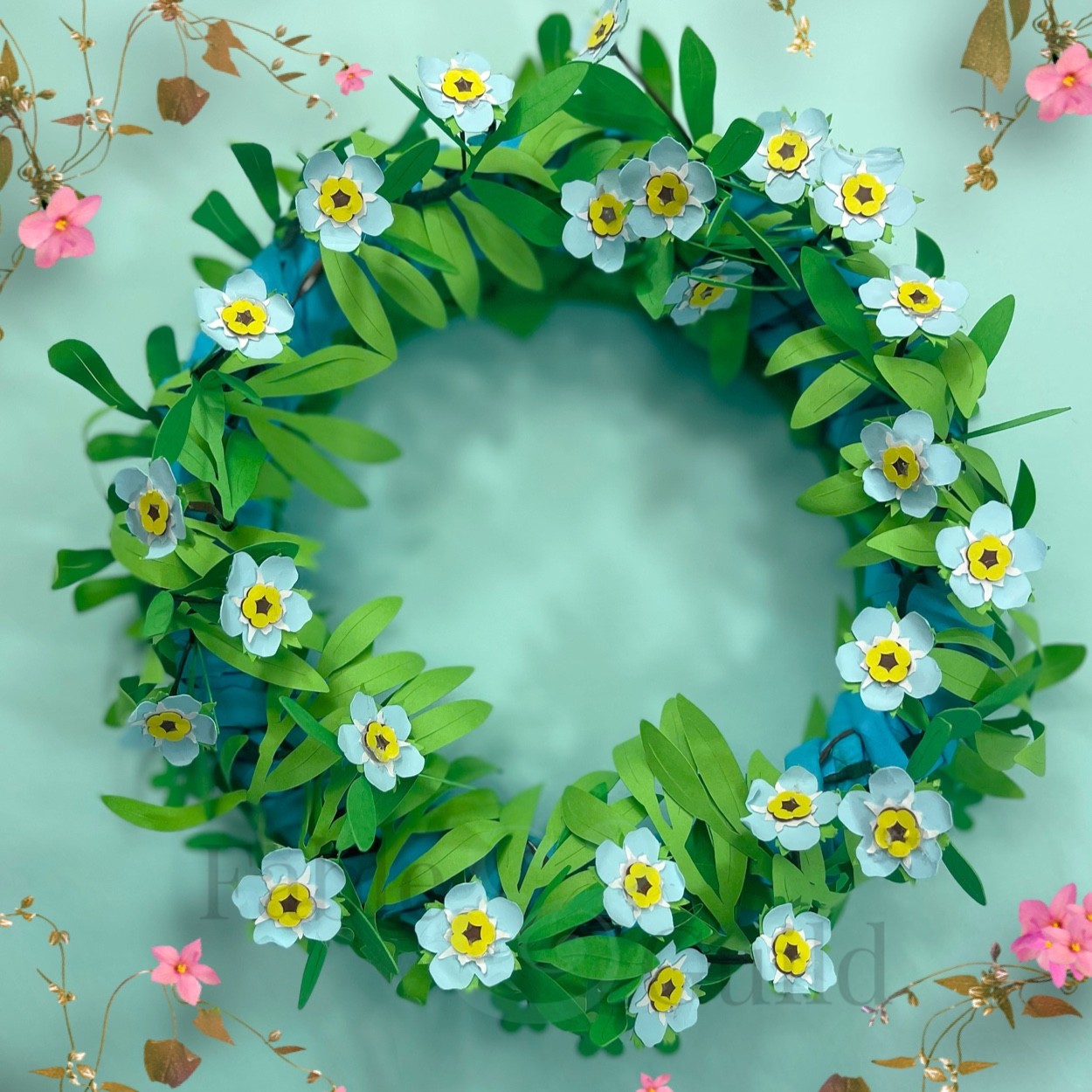 3D Flower Template FREE Bouquet Wrap Cut File Fable & Guild
