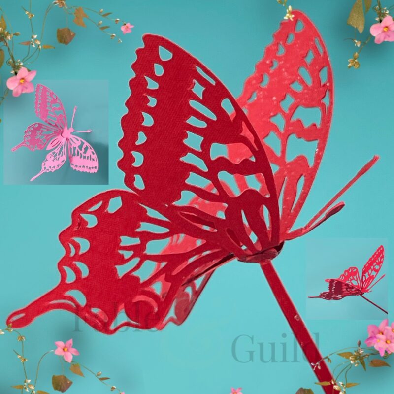 Majestic Butterfly Silhouette SVG cutting file