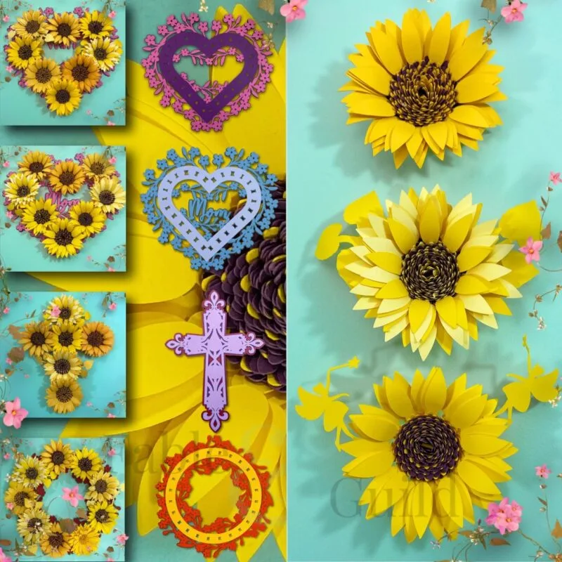 Cricut Sunflower SVG
