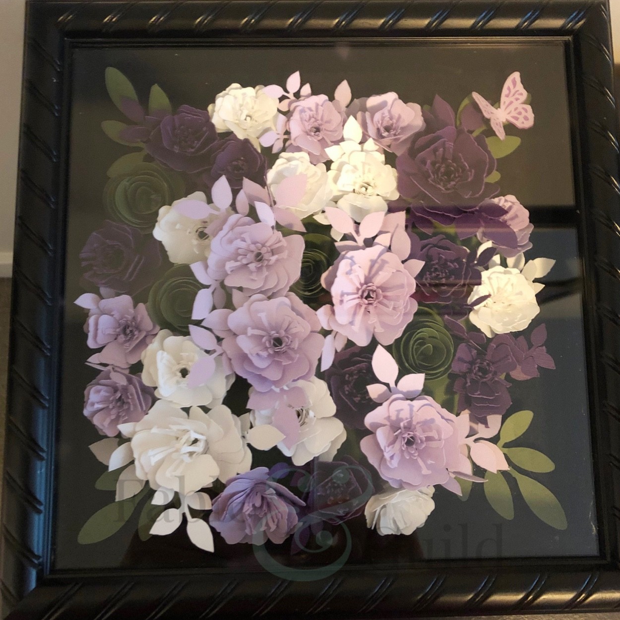 Stunning 3d Rolled Flower Shadow Box Svg Fable And Guild