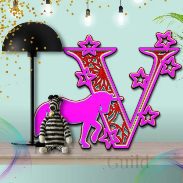 Star the Unicorn SVG Cutting File V