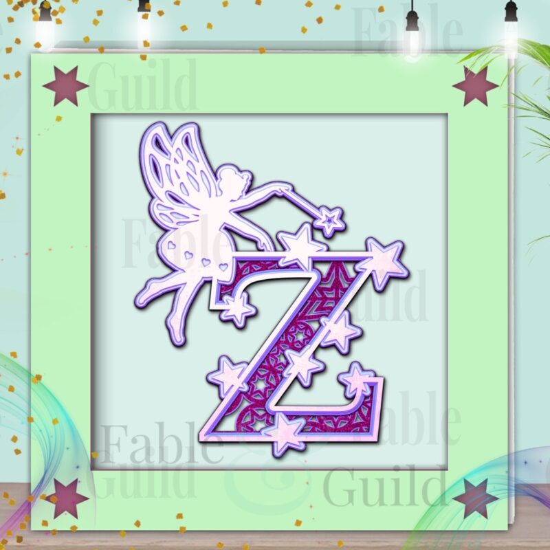 Fleur the Fairy SVG Cutting File Z