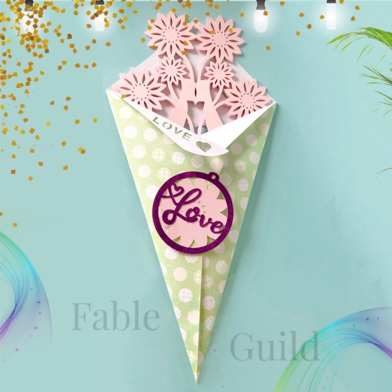 Bouquet Gift Wrap SVG