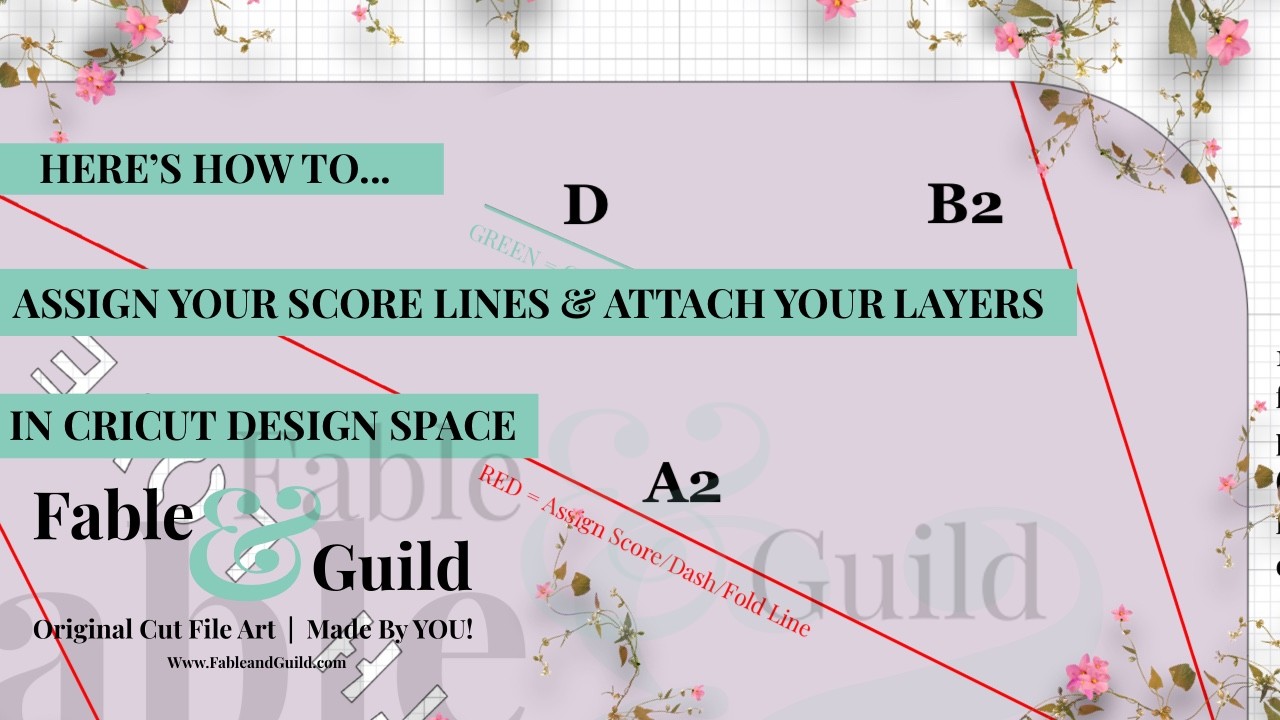 Cricut Scoring Tools and Tips: How to Attach Score Lines