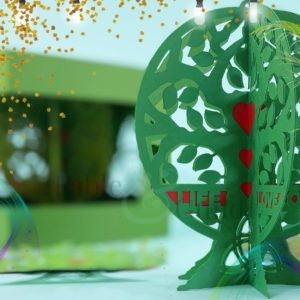 3D Tree of Life SVG Ornament