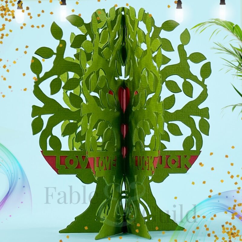 3D Tree of Life SVG Gift Card Cut File